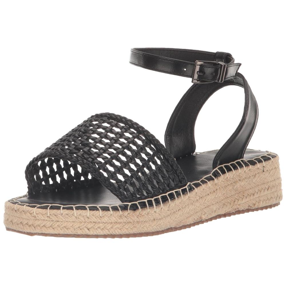 EVANS Women's Sandal Flatform HANORAH, Black, 7 Wide